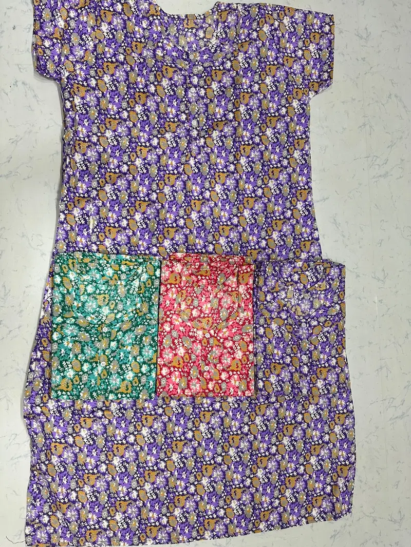 Cotton Nighty 128 Regular Night Suits Wholesale Cotton Nighty
